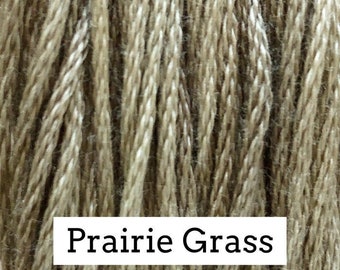 Classic Colorworks, Prairie Grass, CCT-236, 5 YARD Skein, Hand Dyed Cotton, Embroidery Floss, Counted Cross Stitch, Hand Embroidery Thread
