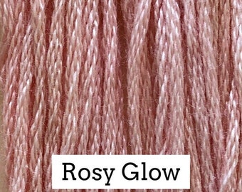 Classic Colorworks, Rosy Glow, CCT-140, 5 YARD Skein, Hand Dyed Cotton, Embroidery Floss, Counted Cross Stitch, Hand Embroidery