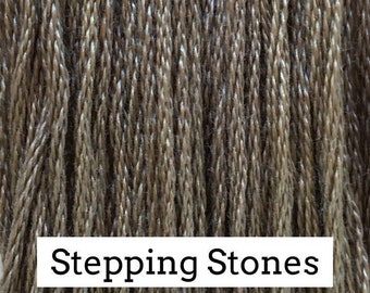 Classic Colorworks, Stepping Stones, CCT-198, 5 YARD Skein, Hand Dyed Cotton, Embroidery Floss, Counted Cross Stitch, Hand Embroidery Thread