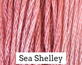Classic Colorworks, Sea Shelley, CCT-202, YARD Skein, Hand Dyed Cotton, Embroidery Floss, Counted Cross Stitch, Hand Embroidery Thread