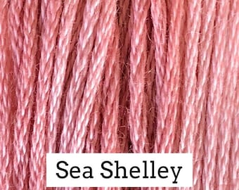 Classic Colorworks, Sea Shelley, CCT-202, YARD Skein, Hand Dyed Cotton, Embroidery Floss, Counted Cross Stitch, Hand Embroidery Thread