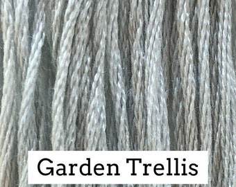 Classic Colorworks, Garden Trellis, CCT-128, 5 YARD Skein, Hand Dyed Cotton, Embroidery Floss, Counted Cross Stitch, Hand Embroidery