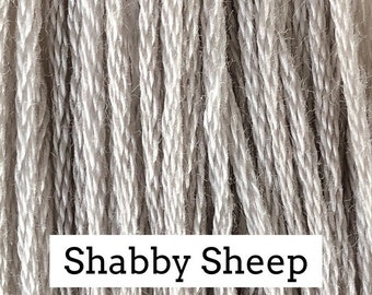 Classic Colorworks, Shabby Sheep, CCT-235, 5 YARD Skein, Hand Dyed Cotton, Embroidery Floss, Counted Cross Stitch, Embroidery Thread