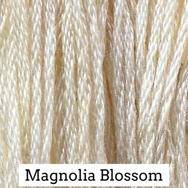 Classic Colorworks, Magnolia Blossom, CCT-168, YARD Skein, Hand Dyed Cotton, Embroidery Floss, Counted Cross Stitch, Hand Embroidery Thread