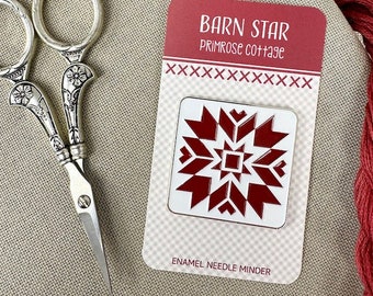 Needle Minder, Barn Star, Needle Nannies, Rare Earth Magnet, Primrose Cottage, Needle Nanny, Needle Holder