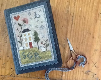 Counted Cross Stitch Pattern, Virtue Leads, Stitch Book, Scissor Fob, Pincushion, Chessie and Me, PATTERN ONLY