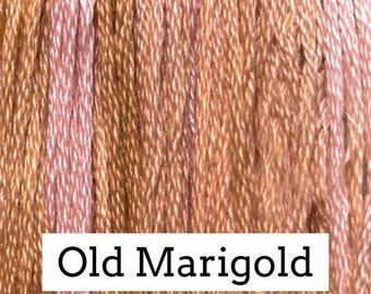 Classic Colorworks, Old Marigold, CCT-085, 5 YARD Skein, Hand Dyed Cotton, Embroidery Floss, Counted Cross Stitch, Hand Embroidery Thread