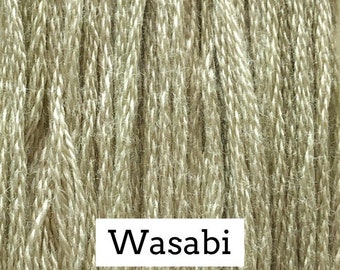 Classic Colorworks, Wasabi, CCT-113, 5 YARD Skein, Hand Dyed Cotton, Embroidery Floss, Counted Cross Stitch, Hand Embroidery