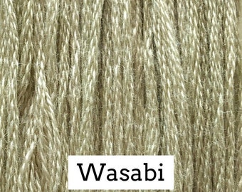 Classic Colorworks, Wasabi, CCT-113, 5 YARD Skein, Hand Dyed Cotton, Embroidery Floss, Counted Cross Stitch, Hand Embroidery