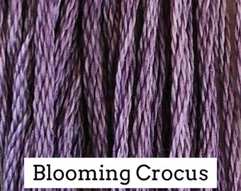 Classic Colorworks, Blooming Crocus, CCT-032, YARD Skein, Hand Dyed Cotton, Embroidery Floss, Counted Cross Stitch, Hand Embroidery Thread