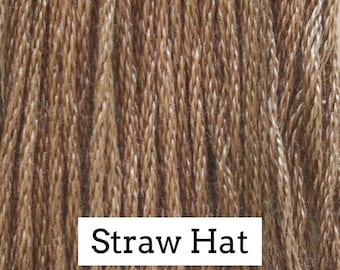 Classic Colorworks, Straw Hat, CCT-231, 5 YARD Skein, Hand Dyed Cotton, Embroidery Floss, Counted Cross Stitch, Hand Embroidery Thread