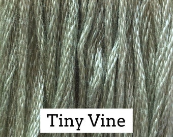 Classic Colorworks, Tiny Vine, CCT-205, 5 YARD Skein, Hand Dyed Cotton, Embroidery Floss, Counted Cross Stitch,Hand Embroidery Thread