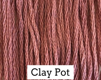 Classic Colorworks, Clay Pot, CCT-78, 5 YARD Skein, Embroidery Floss, Cross Stitch, Embroidery Thread, Punch Needle, Wool Applique