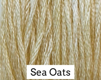 Classic Colorworks, Sea Oats, CCT-264, 5 YARD Skein, Hand Dyed Cotton, Embroidery Floss, Counted Cross Stitch, Hand Embroidery Thread