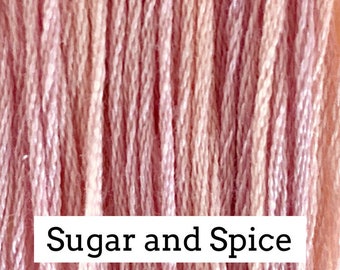 Classic Colorworks, Sugar & Spice, CCT-040, 5 YARD Skein, Hand Dyed Cotton, Embroidery Floss, Counted Cross Stitch, Embroidery Thread