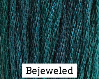 Classic Colorworks, Bejeweled, CCT-95, 5 YARD Skein, Hand Dyed Cotton, Embroidery Floss, Counted Cross Stitch, Hand Embroidery Thread