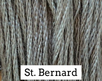 Classic Colorworks, St. Bernard, CCT-105, 5 YARD Skein, Hand Dyed Cotton, Embroidery Floss, Counted Cross Stitch, Hand Embroidery Thread