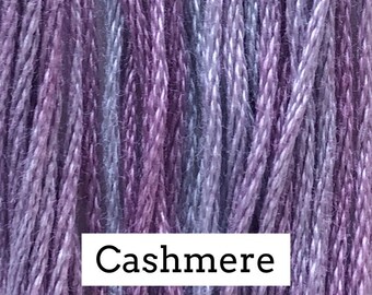 Classic Colorworks, Cashmere, CCT-077, 5 YARD Skein, Hand Dyed Cotton, Embroidery Floss, Counted Cross Stitch, Hand Embroidery