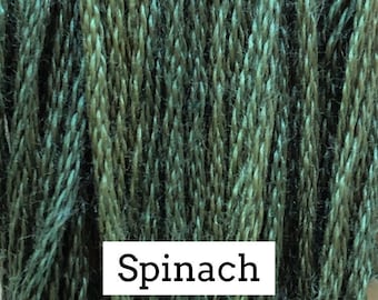 Classic Colorworks, Spinach, CCT-029, 5 YARD Skein, Hand Dyed Cotton, Embroidery Floss, Counted Cross Stitch, Hand Embroidery