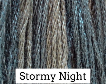 Classic Colorworks, Stormy Night, CCT-248, 5 YARD Skein, Hand Dyed Cotton, Embroidery Floss, Cross Stitch, Hand Embroidery Thread