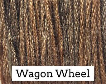 Classic Colorworks, Wagon Wheel, CCT-243, 5 YARD Skein, Hand Dyed Cotton, Embroidery Floss, Counted Cross Stitch, Hand Embroidery Thread