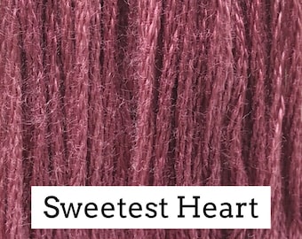 Classic Colorworks, Sweetest Heart, CCT-204, 5 YARD Skein, Hand Dyed Cotton, Embroidery Floss, Cross Stitch, Hand Embroidery Thread