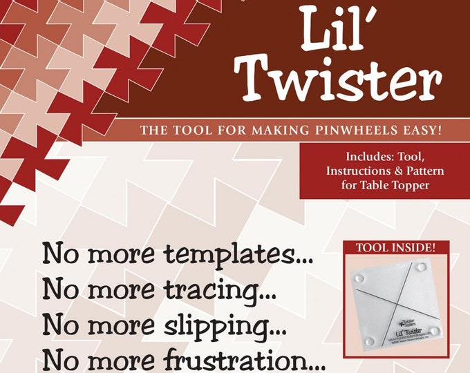 Pinwheel Quilt Ruler Quilt Ruler, Lil' Twister, Pinwheel Ruler, Acrylic Ruler, Charm Pack ...