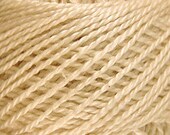 Valdani Thread, Size 12, 006, Valdani Perle Cotton, Natural, Embroidery Thread, Punch Needle, Embroidery, Penny Rugs, Sewing Accessory