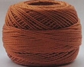 DMC Perle Cotton, Size 8, DMC 434, Pearl Cotton Ball, Light Brown, Embroidery Thread, Punch Needle, Embroidery, Penny Rugs, Sewing Accessory