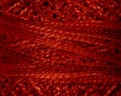 Valdani Thread, Size 8, O532, Perle Cotton, Shaded Brick, Punch Needle, Embroidery, Penny Rugs, Primitive Stitching, Sewing Accessory