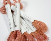 Cosmo, Sparkle Floss, 76-6, Single Strand Metallic Floss, Coral Floss, Stitchery, Embroidery, Decorative Stitching, Sewing Accessory