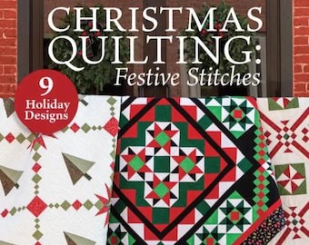Softcover Book, Christmas Quilting: Festive Stitches, Christmas Quilts, Holiday Quilts, Trees, Wreaths, Table Runner, Annie's Quilting