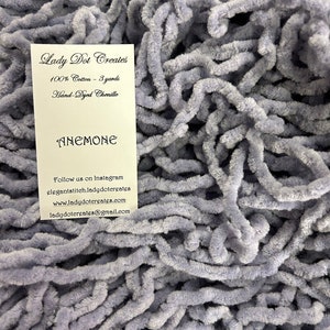 Chenille Trim,  Anemone, Lady Dot Creates, Hand Dyed Chenille, Cotton Chenille Trim, Sewing Notion, Sewing Accessory, Sewing Trim
