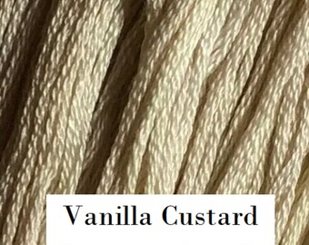 Classic Colorworks, Vanilla Custard, CCT-263, 5 YARD Skein, Hand Dyed Cotton, Embroidery Floss, Counted Cross Stitch, Embroidery Thread