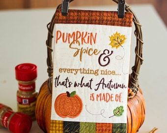 Machine Embroidery, Pumpkin Spice & Everything Nice, Kimberbell Classic, Volume 7,  Autumn Decor, Kimberbell