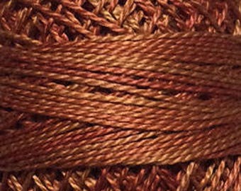 Valdani Thread, Size 8, O506, Perle Cotton, Cinnamon Swirl, Embroidery, Penny Rugs, Punch Needle, Primitive Stitching, Sewing Accessory