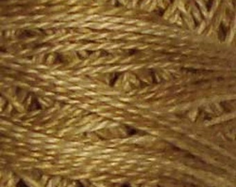 Valdani Thread , Size 8, H205, Valdani Perle Cotton, Ancient Gold, Embroidery Thread, Punch Needle, Embroidery, Penny Rugs, Sewing Accessory