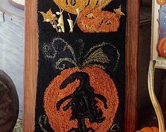 Punch Needle Pattern, BeWitching, Halloween, Witch, Halloween Decor, 1894 Cottonwood House, Punch Needle Embroidery, PATTERN ONLY