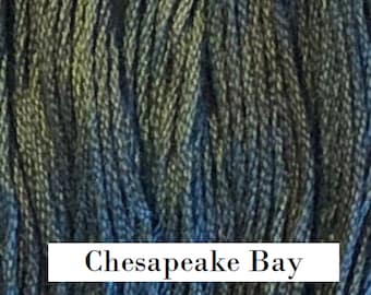 Classic Colorworks, Chesapeake Bay, CCT-257, 5 YARD Skein, Hand Dyed Cotton, Embroidery Floss, Counted Cross Stitch, Hand Embroidery Thread