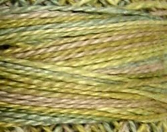 Valdani Size 5, M80, Valdani Perle Cotton, Distant Grass, Embroidery, Penny Rugs, Punch Needle, Primitive Stitching, Sewing Accessory