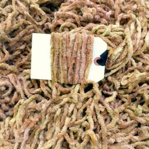 Chenille Trim, Toast, Lady Dot Creates, Chenille, Hand Dyed Chenille, Cotton Chenille, Sewing Notion, Sewing Accessory, Sewing Trim