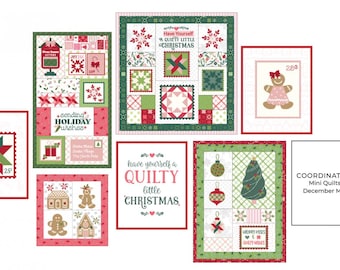 A Quilty Little Christmas, Machine Embroidery, Quilt Fabric Kit, Instruction Booklet & CD, Embellishment Kit, Thread Kit, Kimberbell