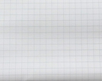 18 Count Aida, Easy Count Grid, White, Aida 18, Zweigart, Counted Cross Stitch, Cross Stitch Fabric, Embroidery Fabric, Evenweave Fabric