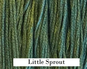 Classic Colorworks, Little Sprout, CCT-259, 5 YARD Skein, Hand Dyed Cotton, Embroidery Floss, Counted Cross Stitch, Hand Embroidery Thread