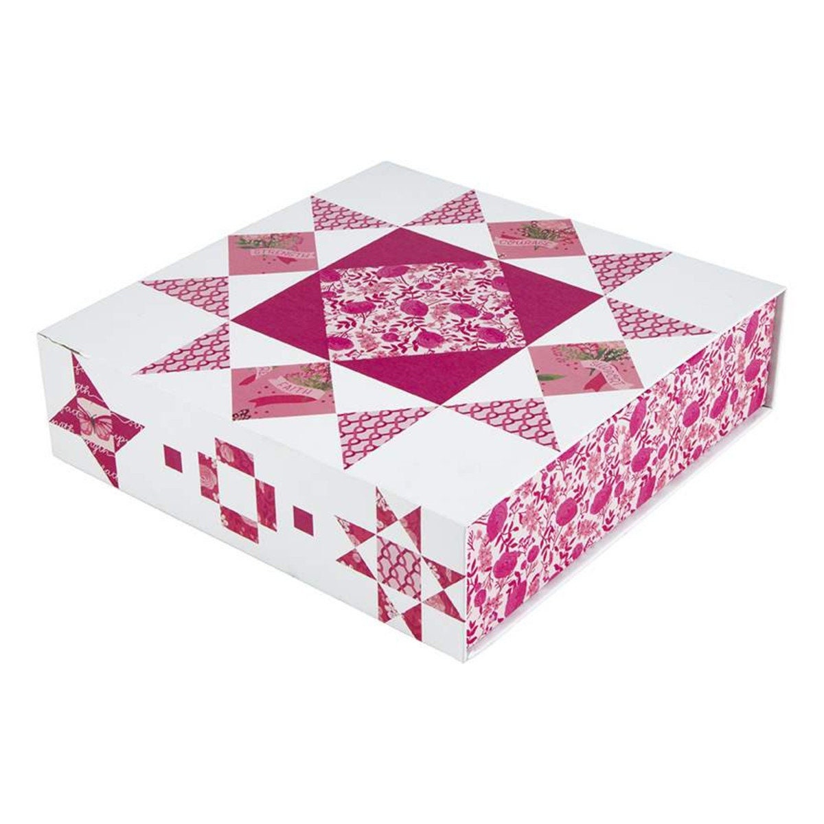 Quilt Kit, Hope in Bloom, Quilt Boxed Kit, Breast Cancer Awareness
