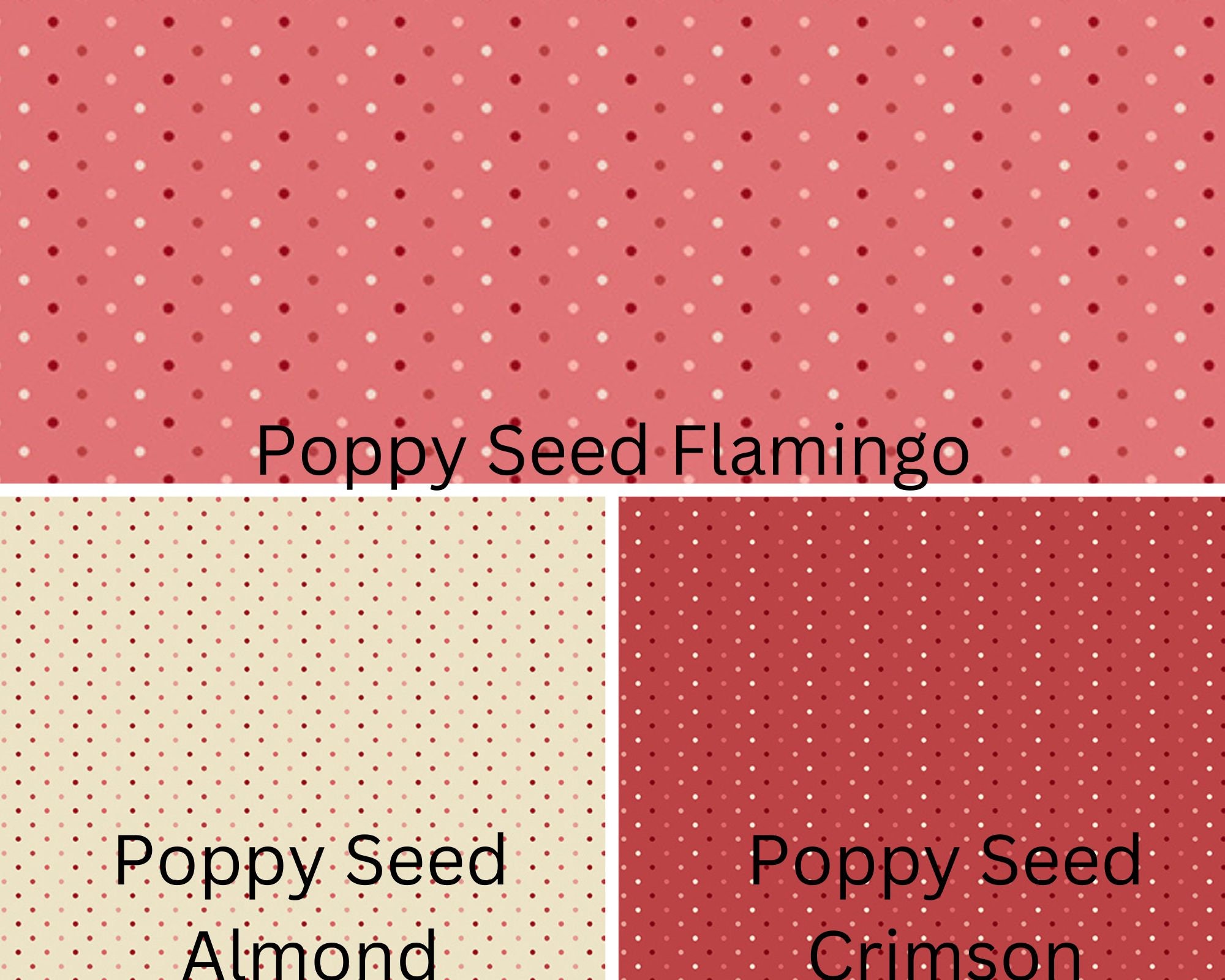 Strawberries and Cream Poppy Seed in Flamingo Strawberries and Cream Poppy Seed in Flamingo