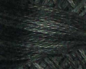 Valdani 3 Strand, H211, Cotton Floss, Blue Black, Heirloom Collection, Punch Needle, Embroidery, Penny Rugs, Wool Applique, Cross Stitch