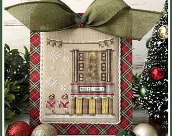 Counted Cross Stitch, Big City Christmas, Restaurant, Toy Store, Theatre, Department Store, Country Cottage Needleworks, PATTERN ONLY