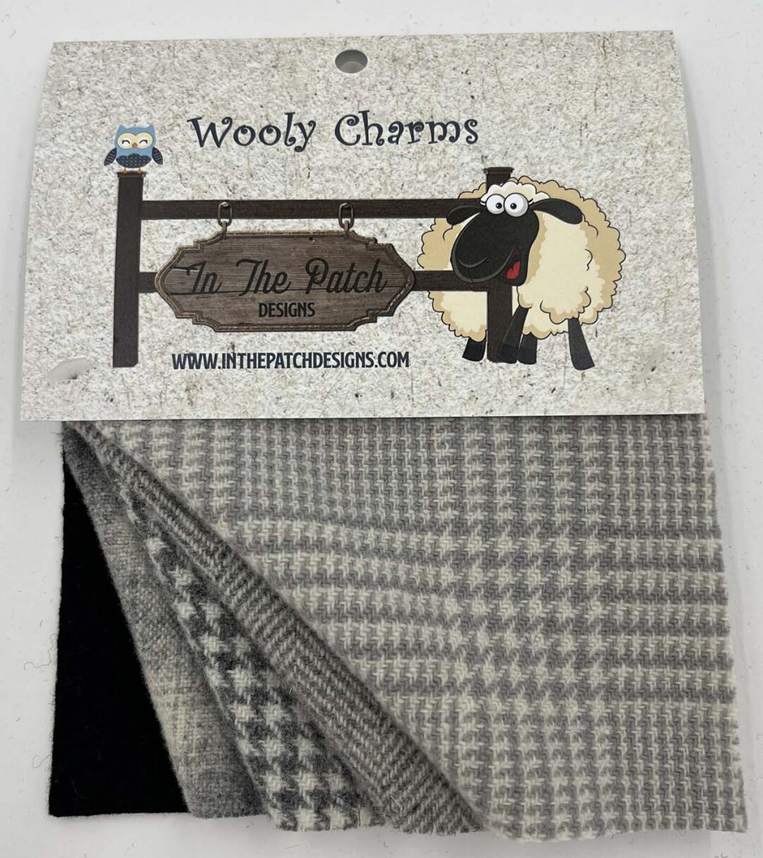 Wool, Greys, Wooly Charms, Felted Wool, Wool Charm Packs, Overdyed Wool ...