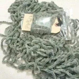 Chenille Trim, Rainy, Lady Dot Creates, Hand Dyed Chenille, Cotton Chenille Trim, Sewing Notion, Sewing Accessory, Sewing Trim